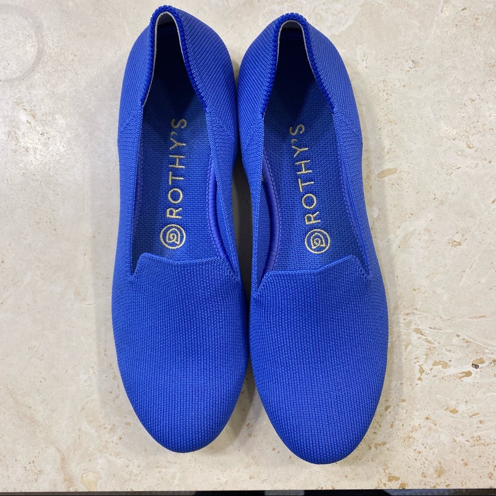 Rothys The Loafer in Cornflower Blue